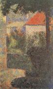 Georges Seurat Houses at Le Raincy Spain oil painting artist